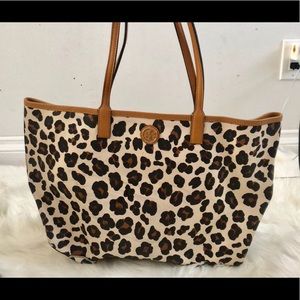 Tory Burch Leopard Tote